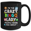 Crazy Bingo Lady Art For Women Girls Gambling Bingo Player Mug | siriusteestore