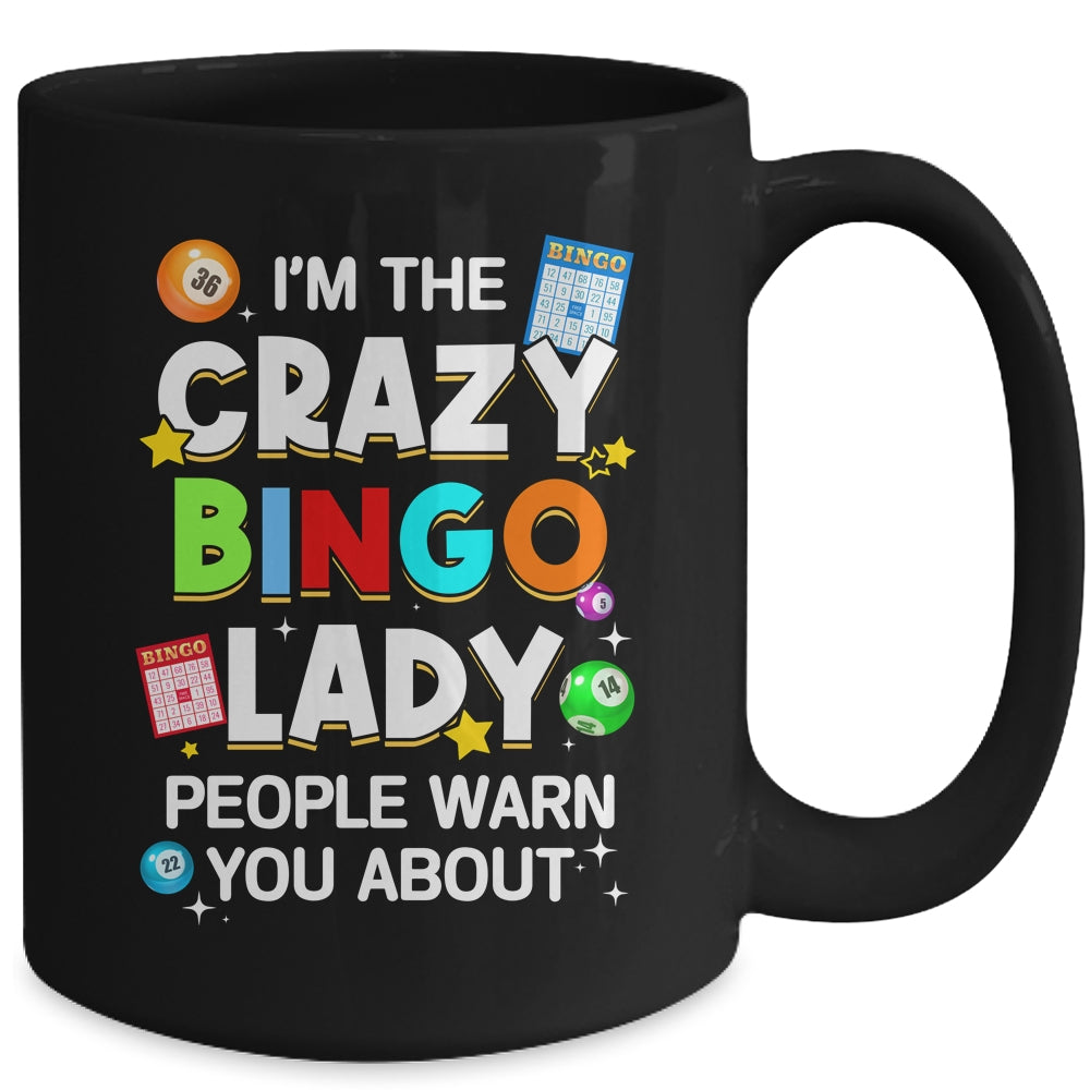 Crazy Bingo Lady Art For Women Girls Gambling Bingo Player Mug | siriusteestore