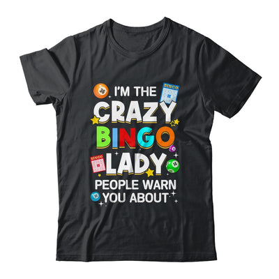 Crazy Bingo Lady Art For Women Girls Gambling Bingo Player Shirt & Tank Top | siriusteestore