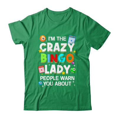 Crazy Bingo Lady Art For Women Girls Gambling Bingo Player Shirt & Tank Top | siriusteestore