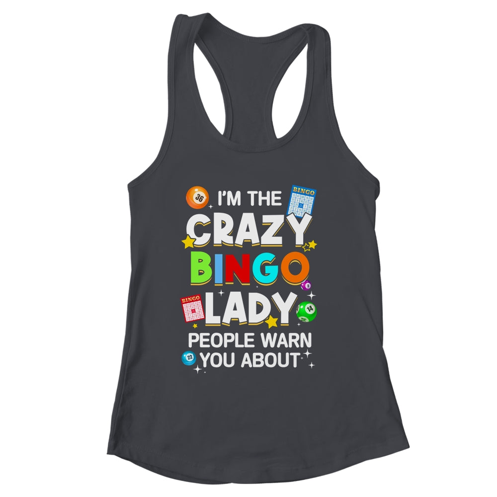 Crazy Bingo Lady Art For Women Girls Gambling Bingo Player Shirt & Tank Top | siriusteestore
