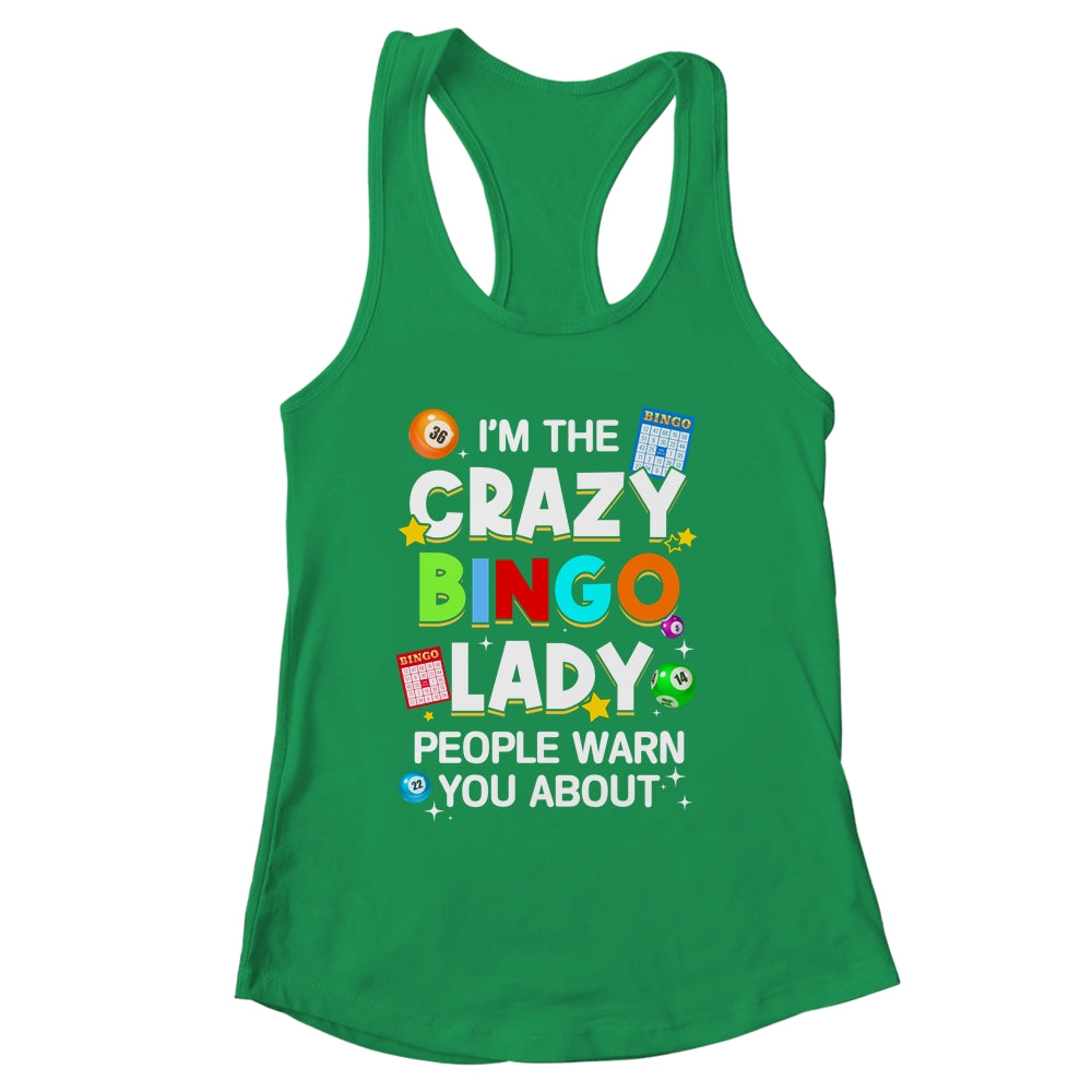 Crazy Bingo Lady Art For Women Girls Gambling Bingo Player Shirt & Tank Top | siriusteestore