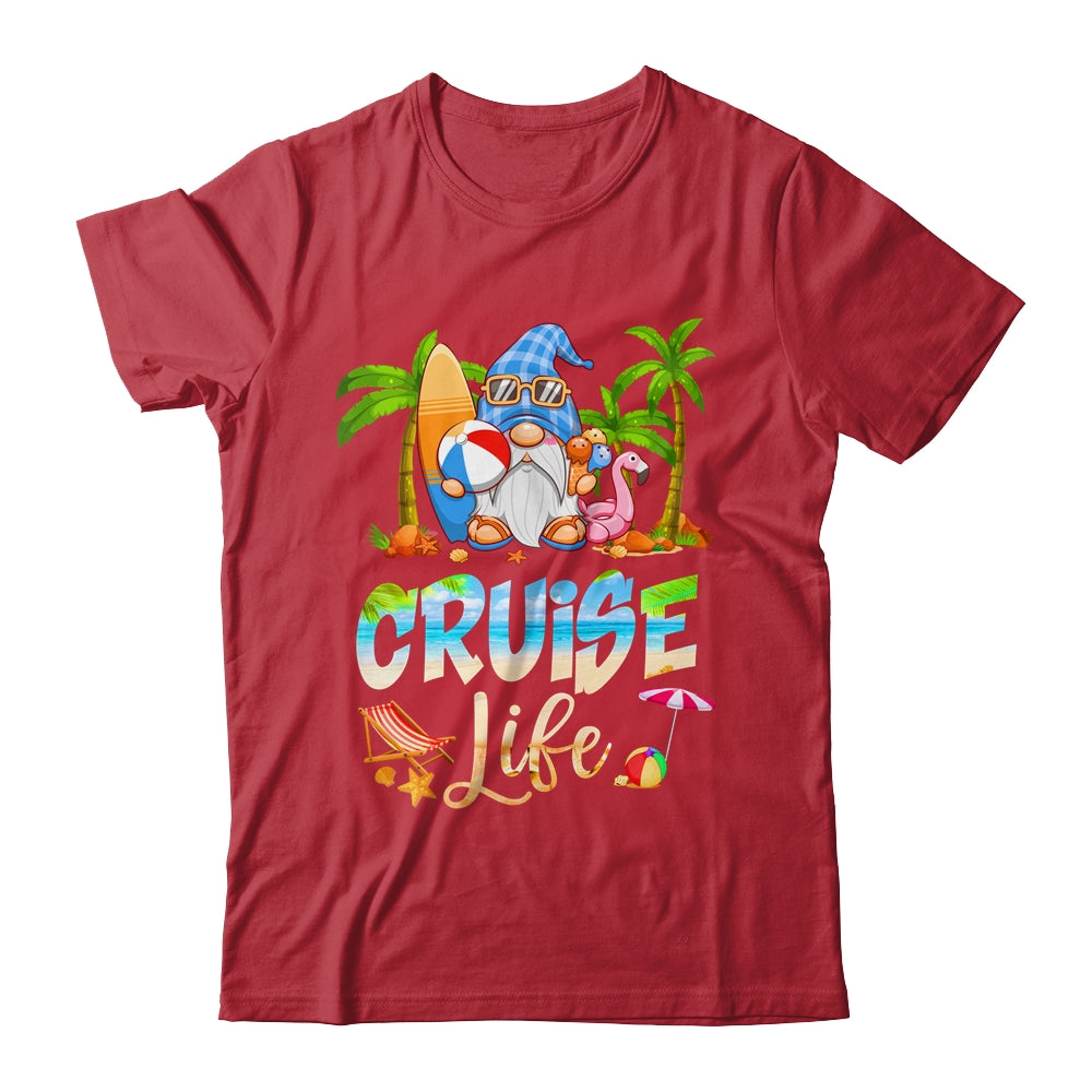 Cruise Life 2023 Family Vacation Beach Matching Gnome Surfin Shirt & Tank Top | siriusteestore