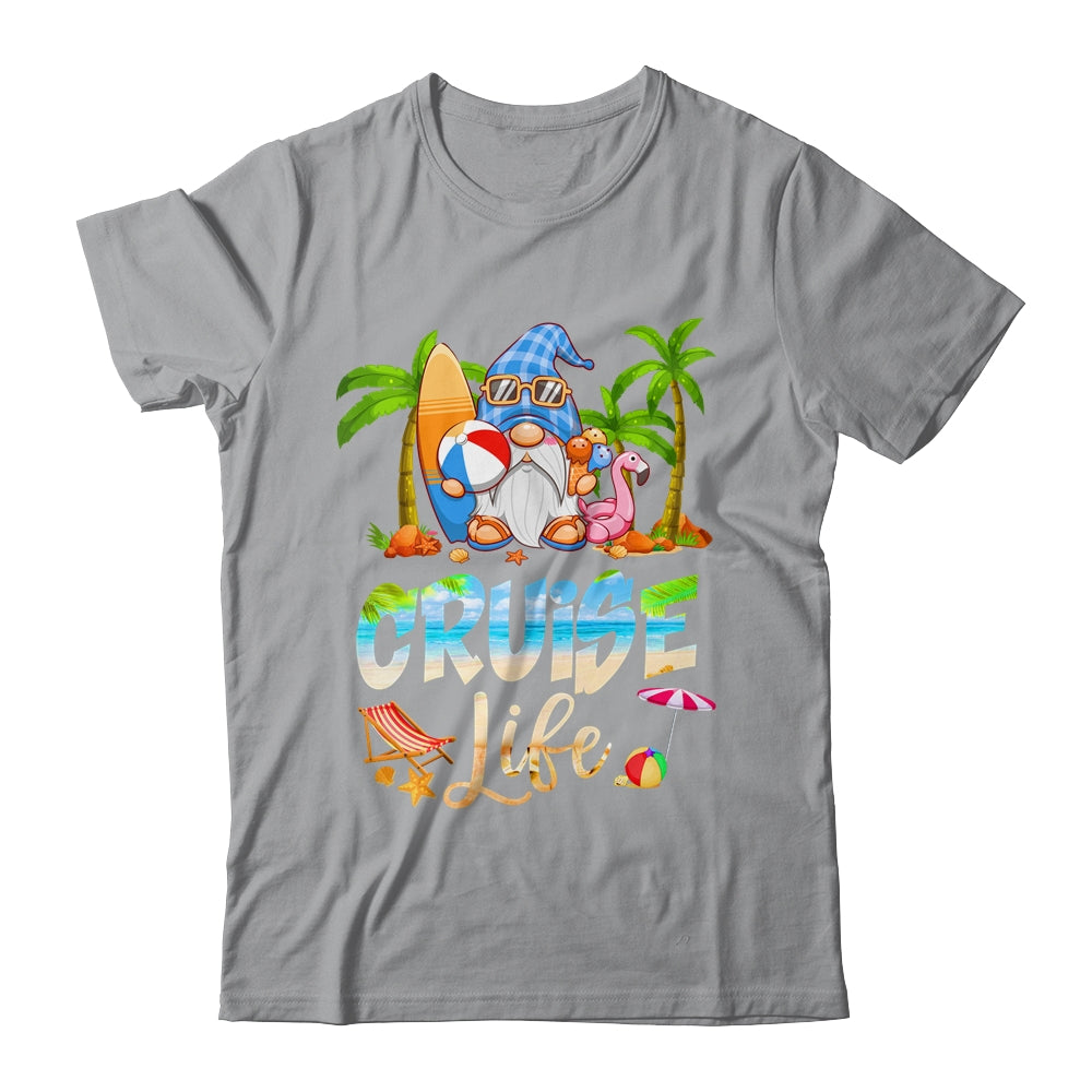 Cruise Life 2023 Family Vacation Beach Matching Gnome Surfin Shirt & Tank Top | siriusteestore