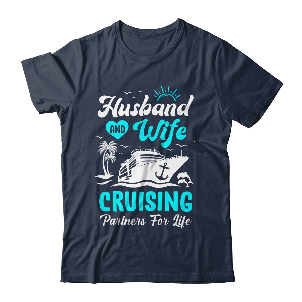 Cruise Ship Cruising Couple Vacation Partners Husband Wife Shirt & Tank Top | siriusteestore