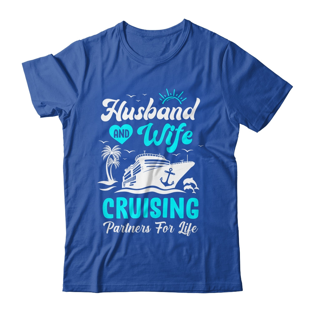 Cruise Ship Cruising Couple Vacation Partners Husband Wife Shirt & Tank Top | siriusteestore