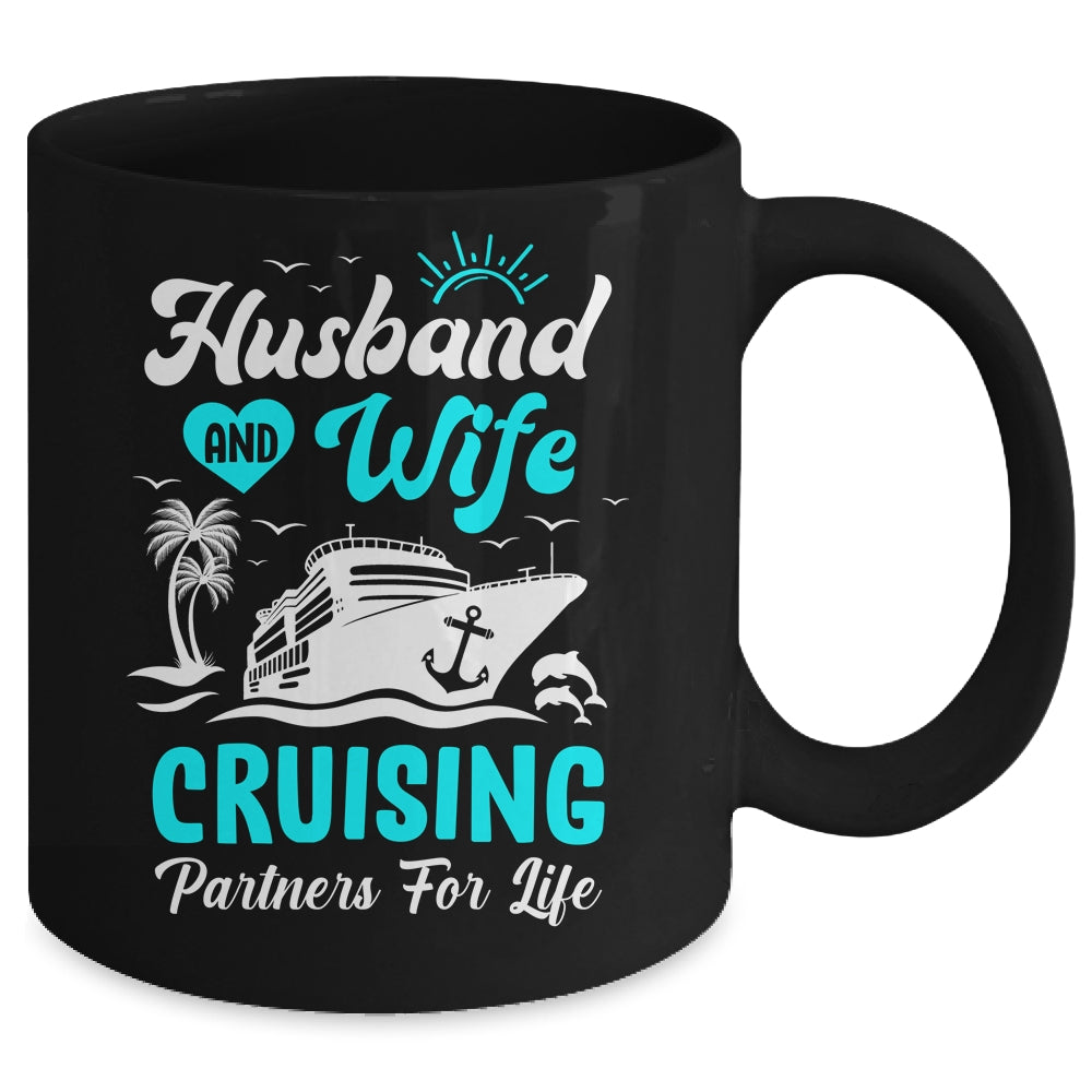 Cruise Ship Cruising Couple Vacation Partners Husband Wife Mug | siriusteestore