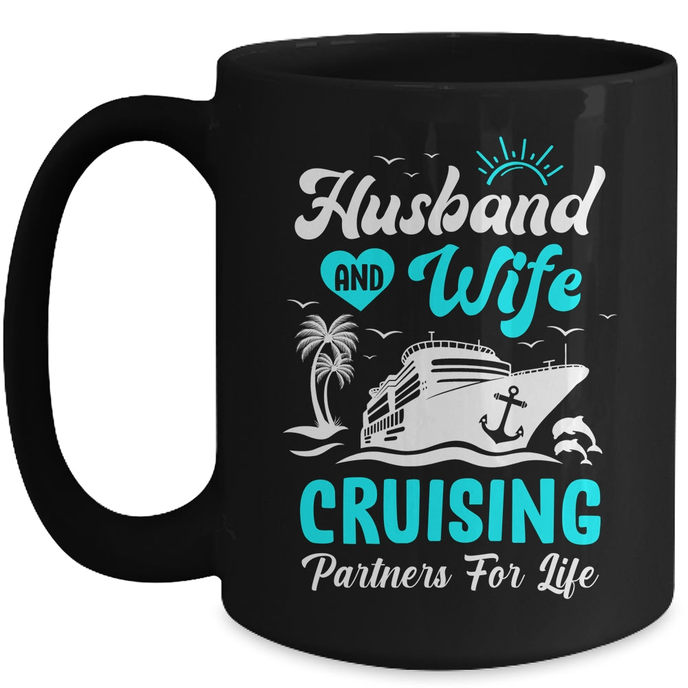 Cruise Ship Cruising Couple Vacation Partners Husband Wife Mug | siriusteestore