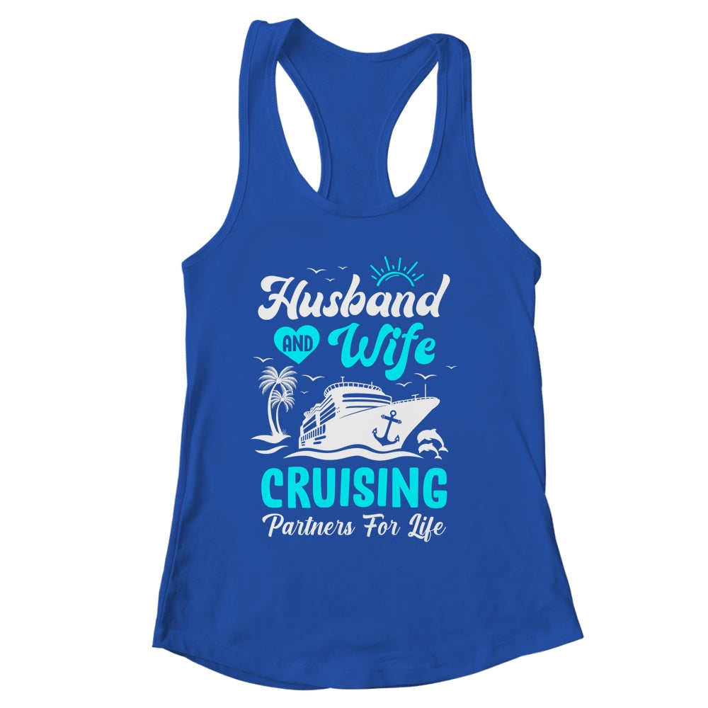Cruise Ship Cruising Couple Vacation Partners Husband Wife Shirt & Tank Top | siriusteestore