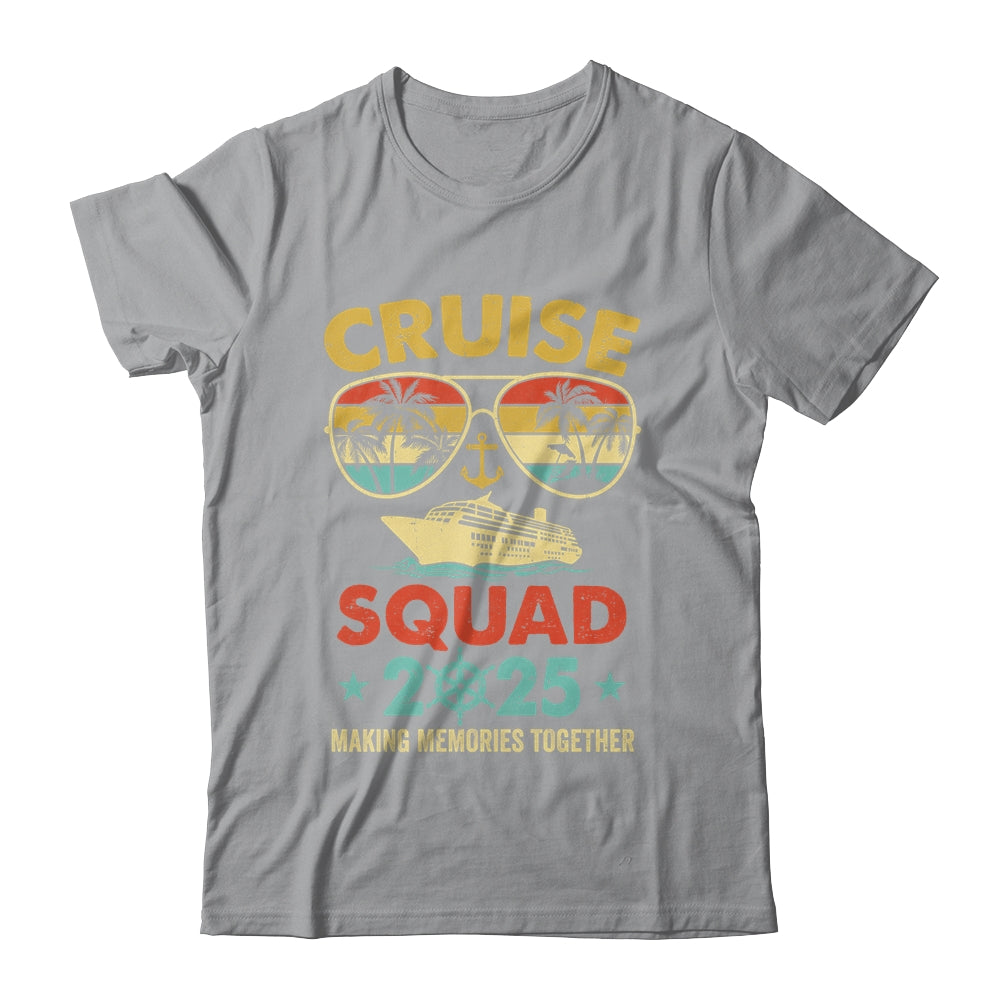 Cruise Squad 2025 Family Vacation Matching Group Summer Shirt & Tank Top | siriusteestore