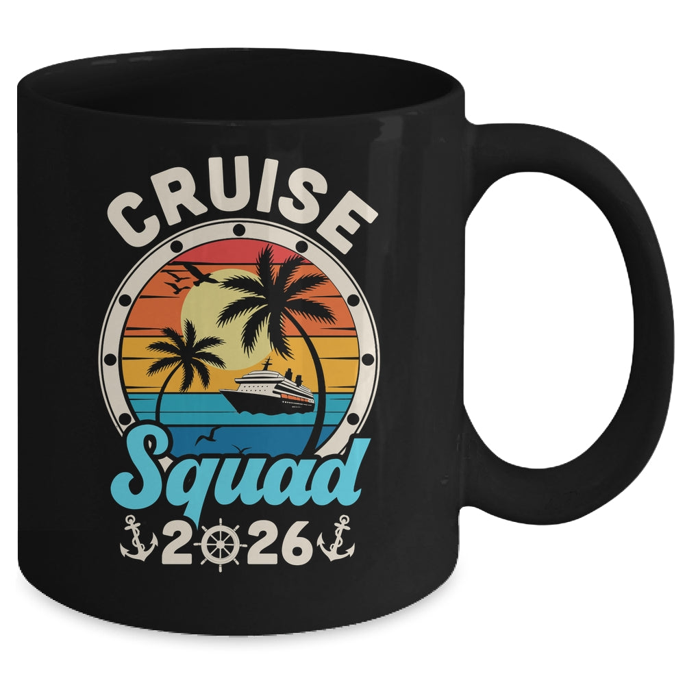 Cruise Squad 2026 Family Cruise Summer Vacation Matching Mug | siriusteestore