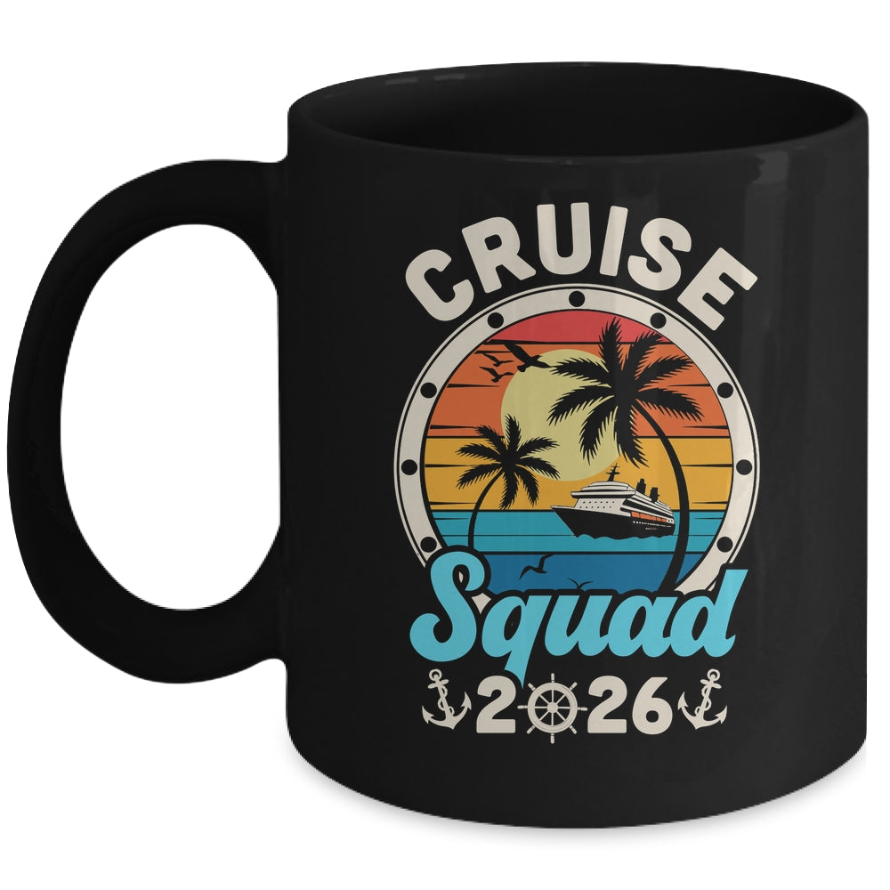 Cruise Squad 2026 Family Cruise Summer Vacation Matching Mug | siriusteestore