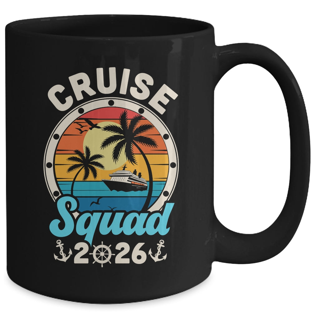 Cruise Squad 2026 Family Cruise Summer Vacation Matching Mug | siriusteestore