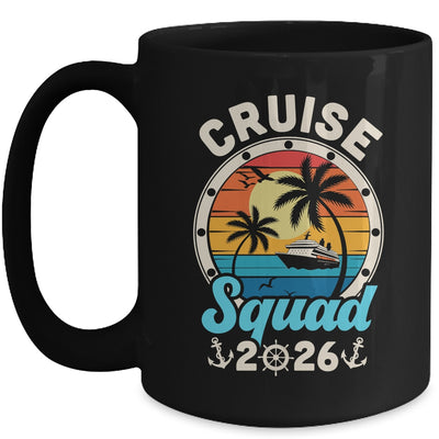 Cruise Squad 2026 Family Cruise Summer Vacation Matching Mug | siriusteestore