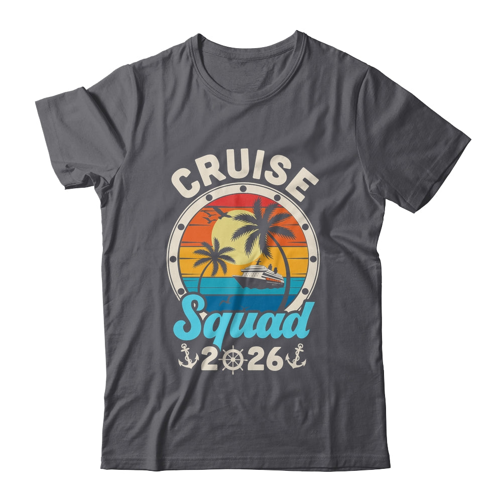 Cruise Squad 2026 Family Cruise Summer Vacation Matching Shirt & Tank Top | siriusteestore
