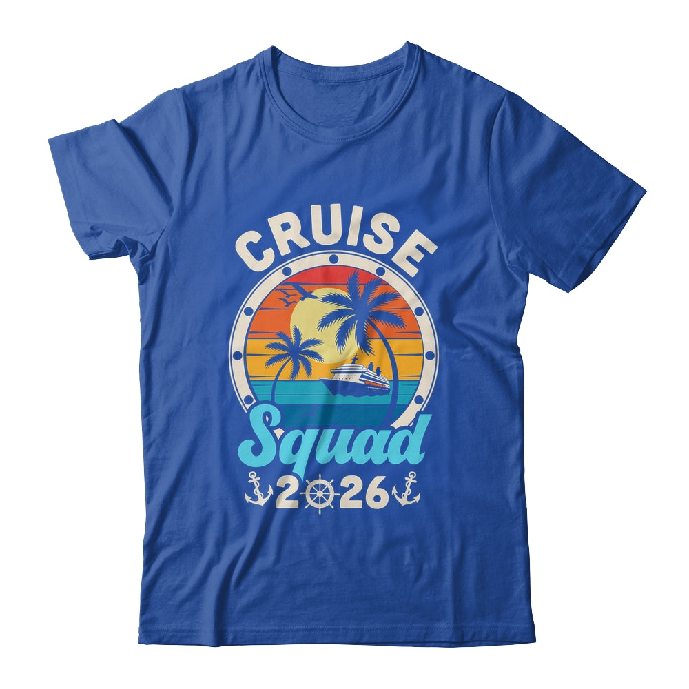 Cruise Squad 2026 Family Cruise Summer Vacation Matching Shirt & Tank Top | siriusteestore