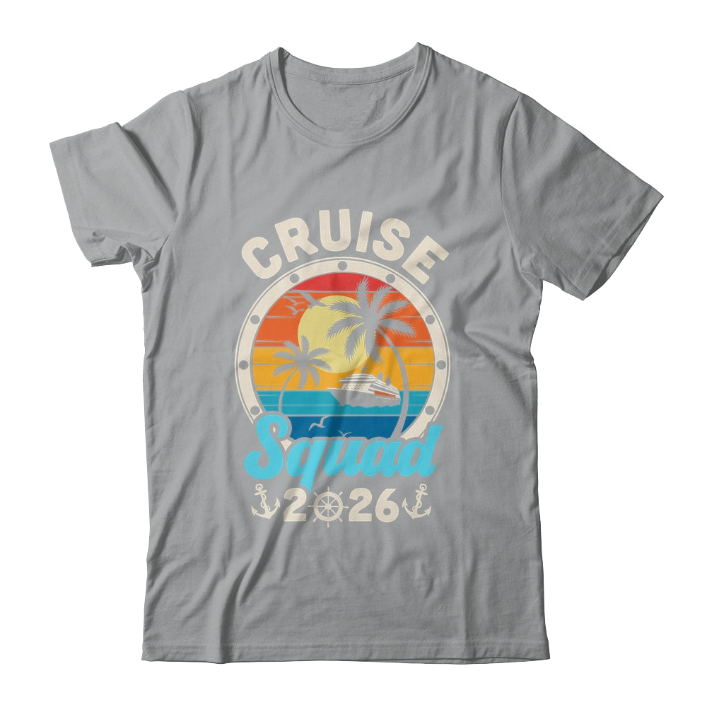 Cruise Squad 2026 Family Cruise Summer Vacation Matching Shirt & Tank Top | siriusteestore