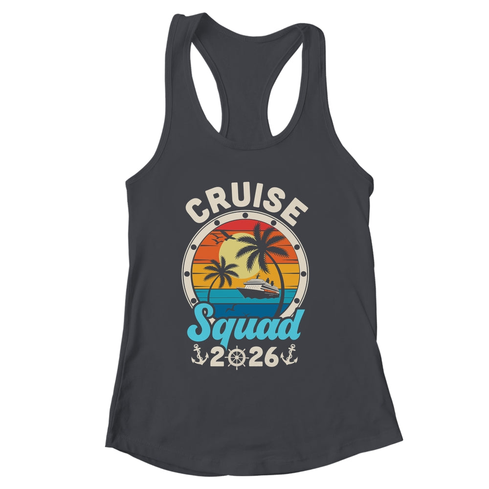 Cruise Squad 2026 Family Cruise Summer Vacation Matching Shirt & Tank Top | siriusteestore
