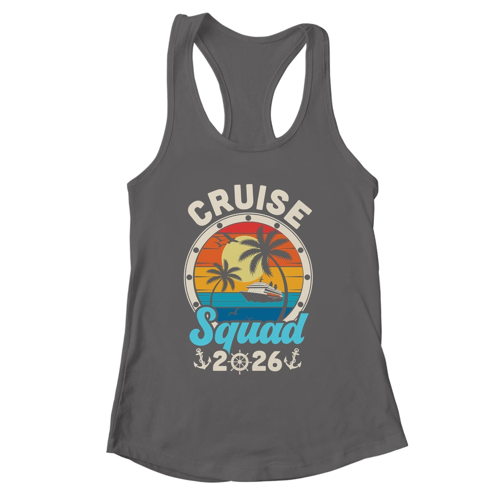 Cruise Squad 2026 Family Cruise Summer Vacation Matching Shirt & Tank Top | siriusteestore