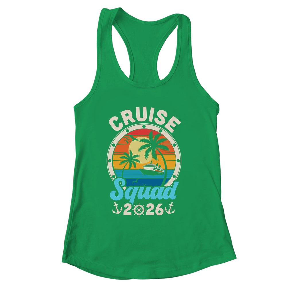 Cruise Squad 2026 Family Cruise Summer Vacation Matching Shirt & Tank Top | siriusteestore