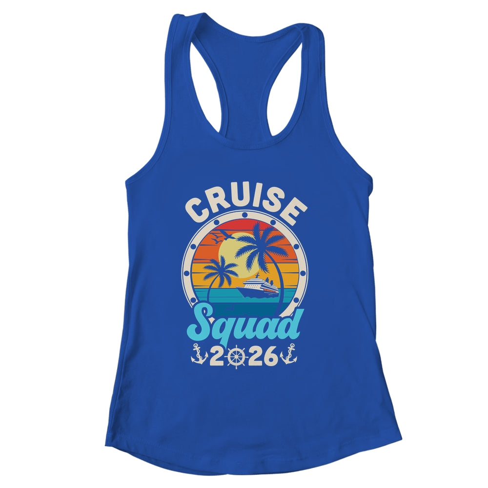 Cruise Squad 2026 Family Cruise Summer Vacation Matching Shirt & Tank Top | siriusteestore