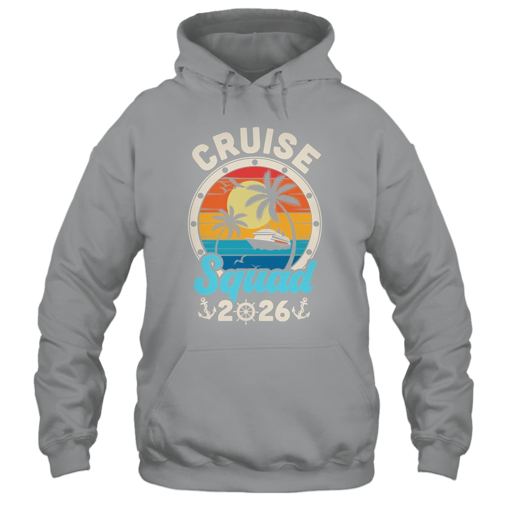 Cruise Squad 2026 Family Cruise Summer Vacation Matching Shirt & Tank Top | siriusteestore