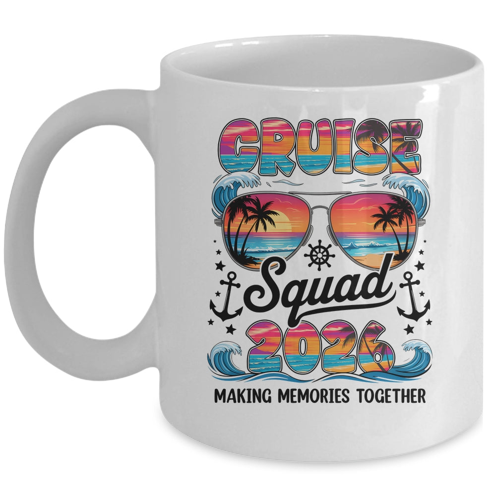 Cruise Squad 2026 Summer Vacation Family Cruise Matching Mug | siriusteestore