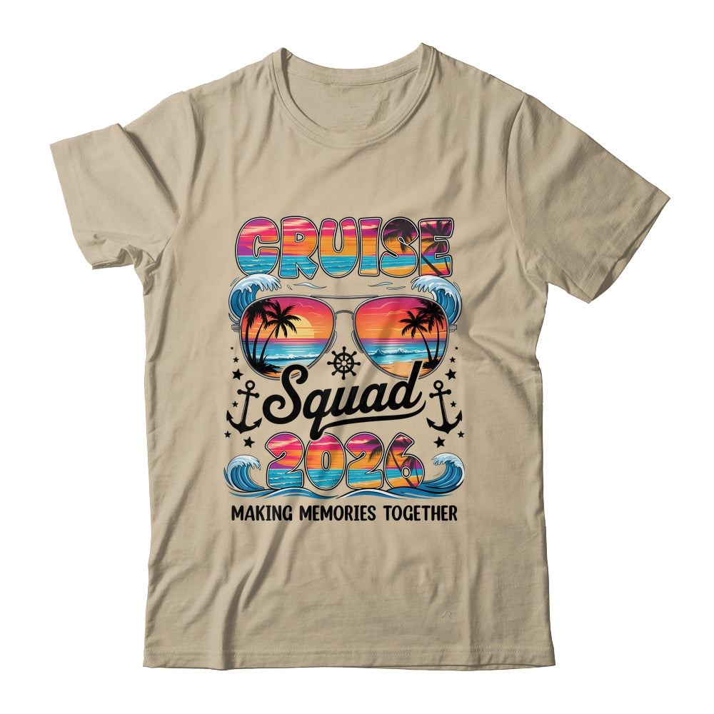 Cruise Squad 2026 Summer Vacation Family Cruise Matching Shirt & Tank Top | siriusteestore