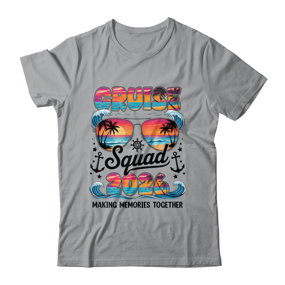 Cruise Squad 2026 Summer Vacation Family Cruise Matching Shirt & Tank Top | siriusteestore