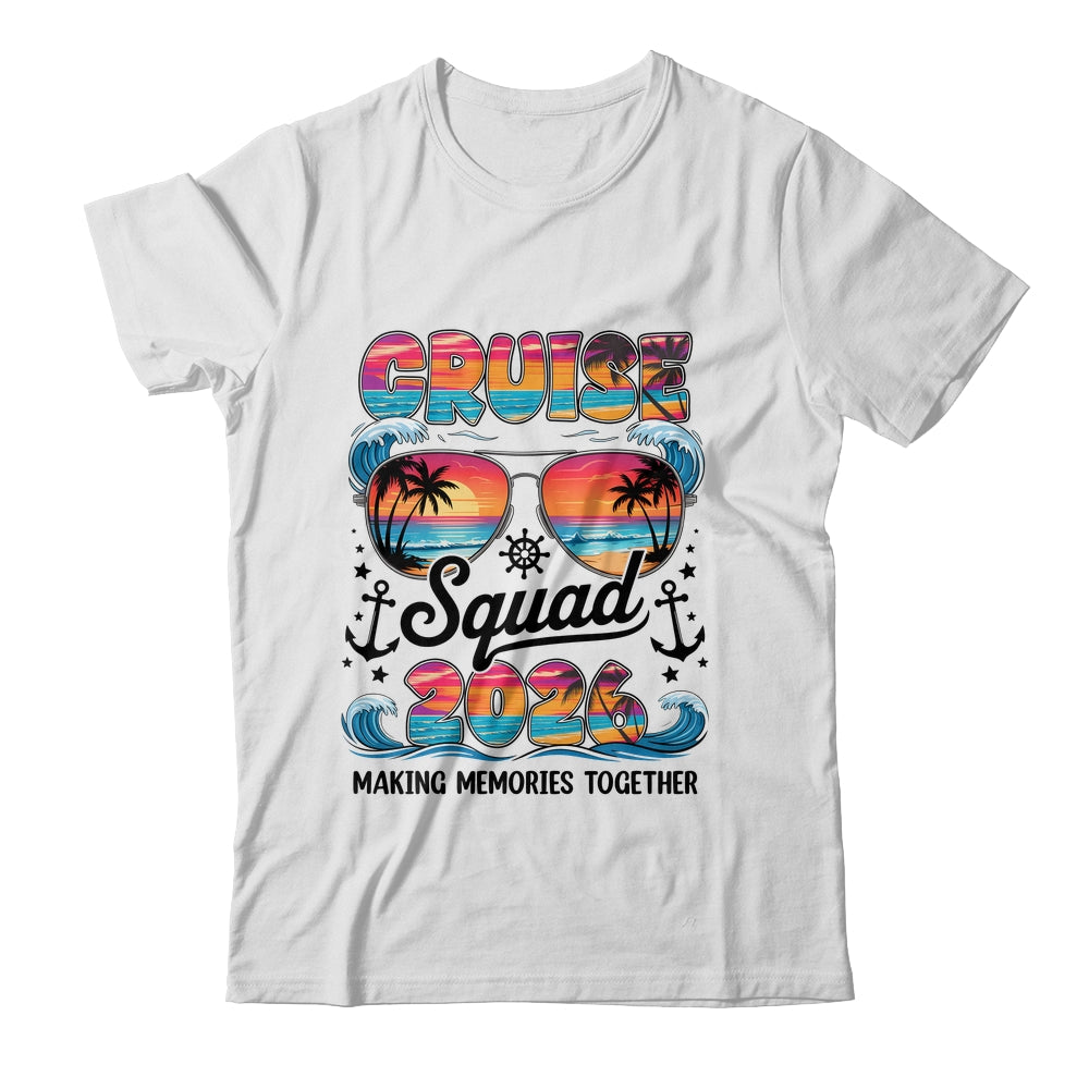 Cruise Squad 2026 Summer Vacation Family Cruise Matching Shirt & Tank Top | siriusteestore