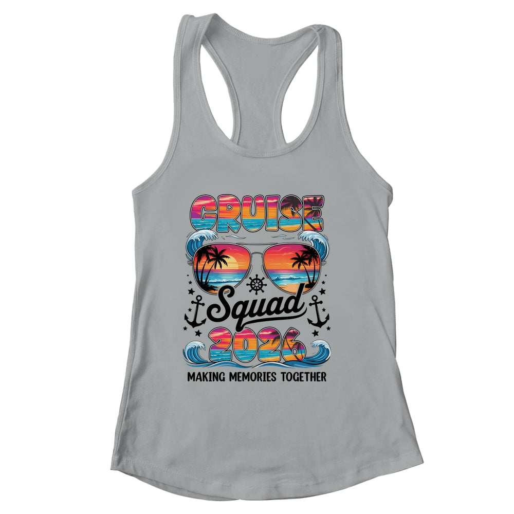 Cruise Squad 2026 Summer Vacation Family Cruise Matching Shirt & Tank Top | siriusteestore