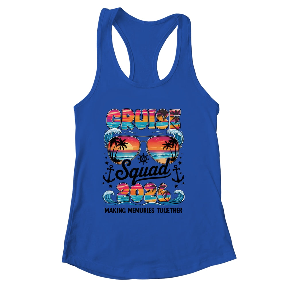 Cruise Squad 2026 Summer Vacation Family Cruise Matching Shirt & Tank Top | siriusteestore