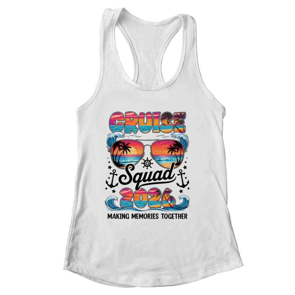 Cruise Squad 2026 Summer Vacation Family Cruise Matching Shirt & Tank Top | siriusteestore