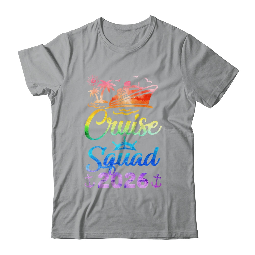 Cruise Squad 2026 Summer Vacation Family Friend Travel Group Shirt & Tank Top | siriusteestore