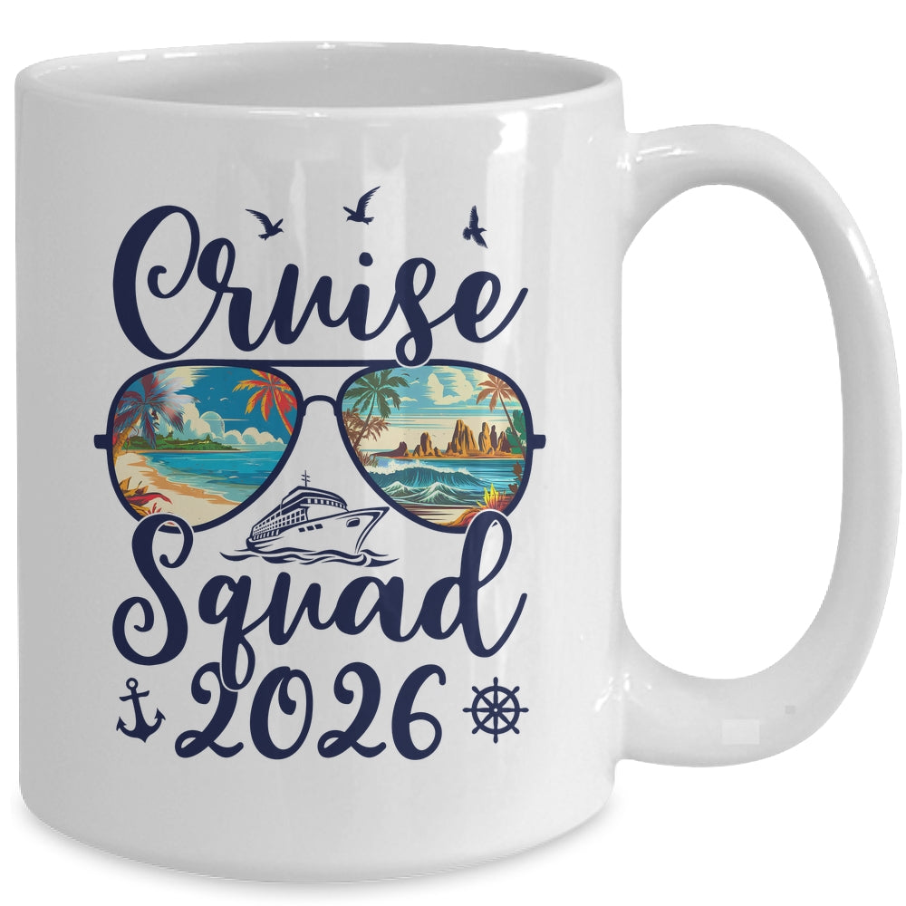 Cruise Squad 2026 Summer Vacation Matching Family Cruise Mug | siriusteestore