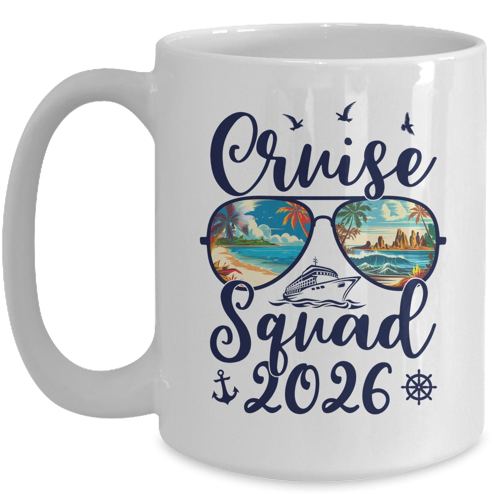 Cruise Squad 2026 Summer Vacation Matching Family Cruise Mug | siriusteestore