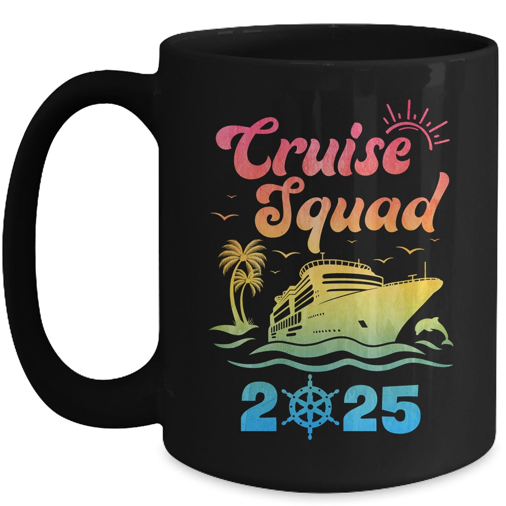 Cruise Squad My First Cruise 2025 Vacation Matching Family Mug | siriusteestore