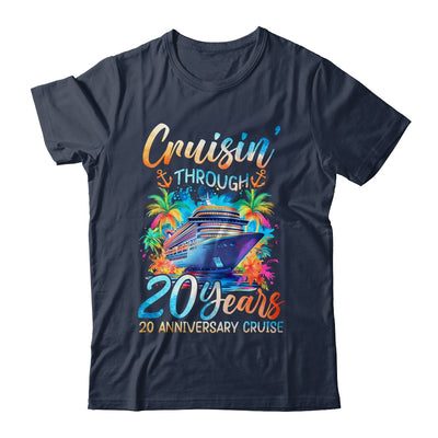 Cruisin Through 20 Years 20th Anniversary Cruise Trip Couple Shirt & Tank Top | siriusteestore