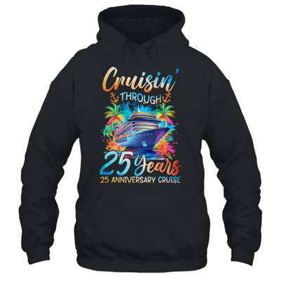 Cruisin Through 25 Years 25th Anniversary Cruise Trip Couple Shirt & Tank Top | siriusteestore