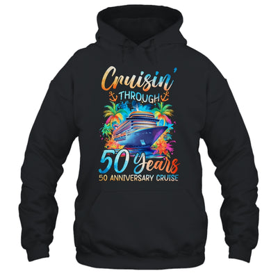 Cruisin Through 50 Years 50th Anniversary Cruise Trip Couple Shirt & Tank Top | siriusteestore