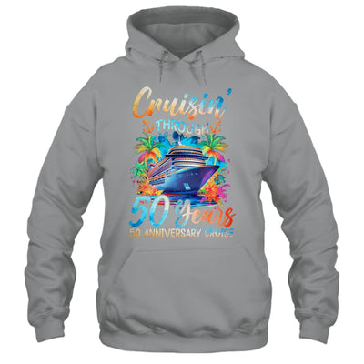 Cruisin Through 50 Years 50th Anniversary Cruise Trip Couple Shirt & Tank Top | siriusteestore