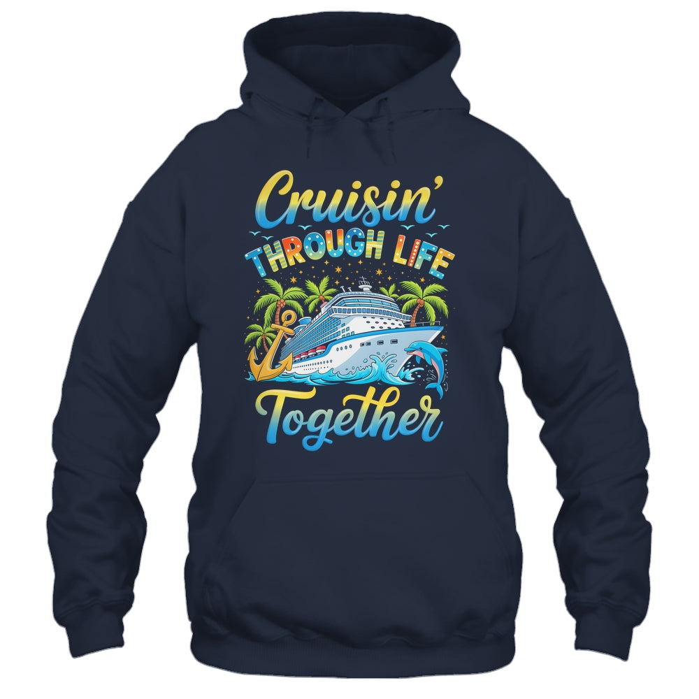Cruisin Through Life Together Husband And Wife Cruise Couple Shirt & Tank Top | siriusteestore