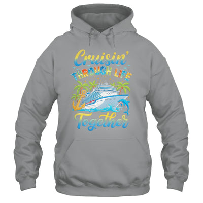 Cruisin Through Life Together Husband And Wife Cruise Couple Shirt & Tank Top | siriusteestore