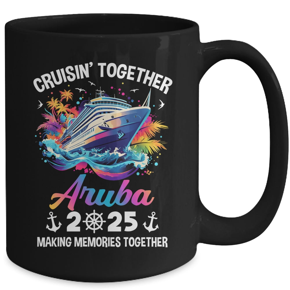 Cruisin Together Aruba Vacation Beach 2025 Memories Squad Mug | siriusteestore