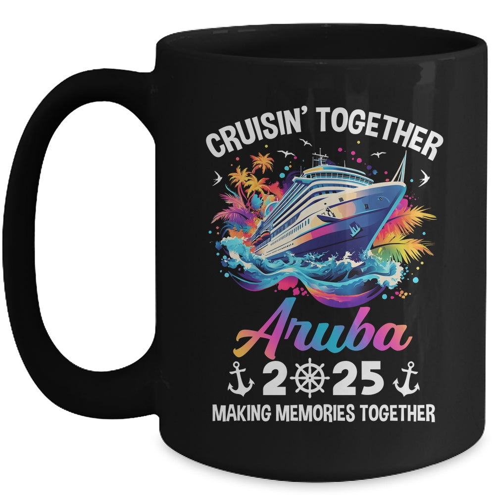Cruisin Together Aruba Vacation Beach 2025 Memories Squad Mug | siriusteestore