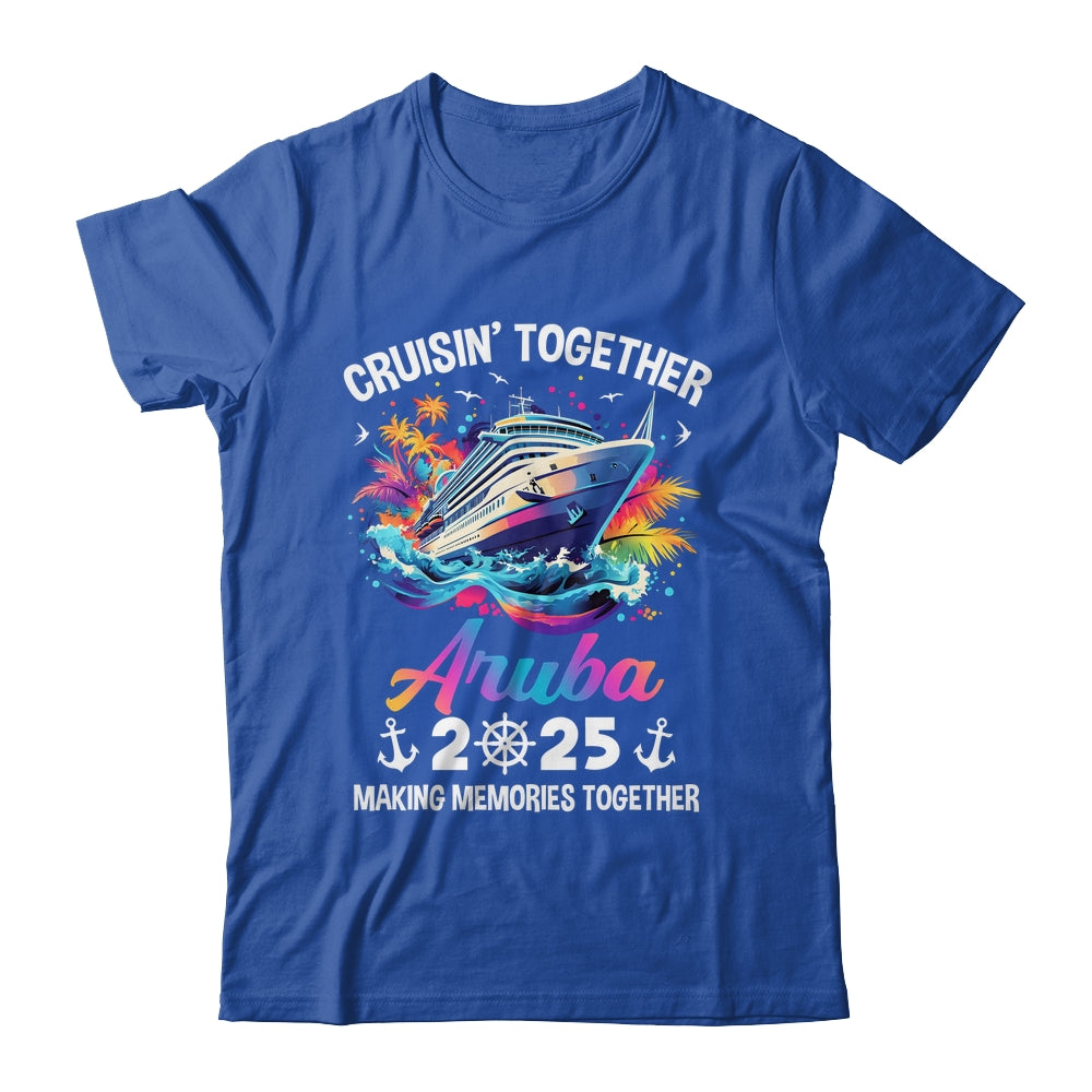 Cruisin Together Aruba Vacation Beach 2025 Memories Squad Shirt & Tank Top | siriusteestore