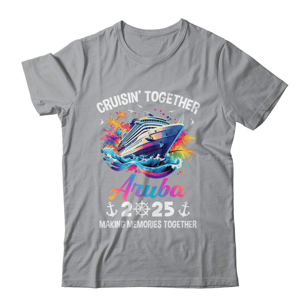 Cruisin Together Aruba Vacation Beach 2025 Memories Squad Shirt & Tank Top | siriusteestore