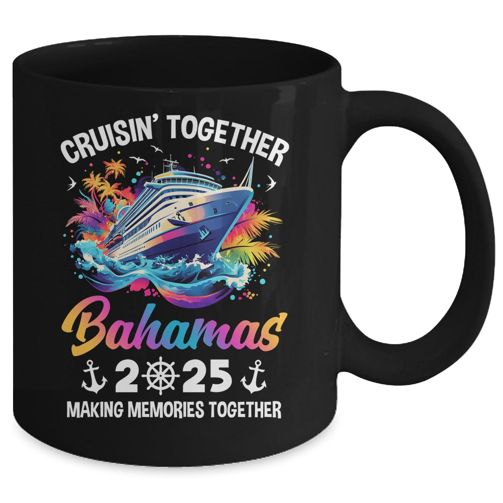 Cruisin Together Bahamas Vacation Beach 2025 Memories Squad Mug | siriusteestore