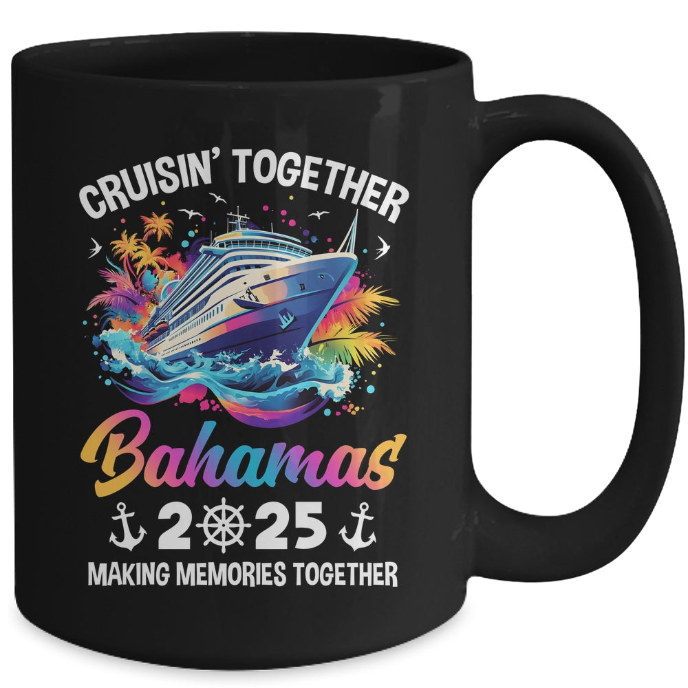 Cruisin Together Bahamas Vacation Beach 2025 Memories Squad Mug | siriusteestore