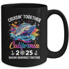 Cruisin Together California Vacation Beach 2025 Memories Squad Mug | siriusteestore